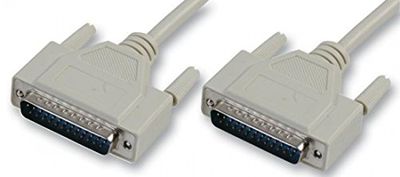 Pro Signal PS11252 25 Pin D Sub (DB25) Male to Male Lead, 2m