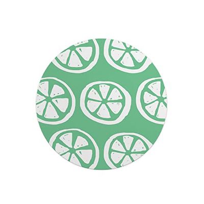 Questo Casa, Round Digital Printed Mouse Pad, Non-Slip Base, for Office and Home, Diameter:22cm