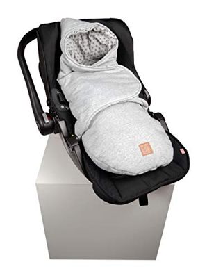 Kaiser Couverture Enveloppante Caroline Jersey Star, Light Grey
