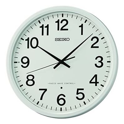 Seiko Reloj de Pared de plástico Blanco QHR027W
