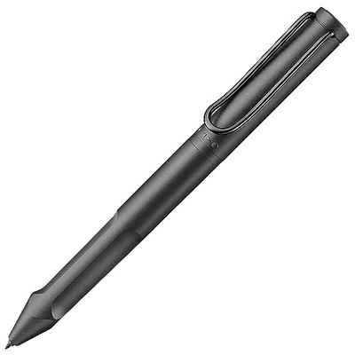 LAMY safari twin pen all black EMR - 2-in-1 touchscreen pen & balpen in één - stylus pen met PC/EL punt - ergonomische grip & tijdloos ontwerp - schrijven & tekenen op digitale en analoge media