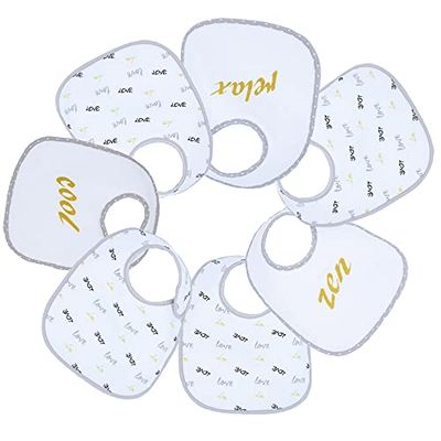 Trois Kilos Sept Cool slabbetje, grijs, eenheidsmaat unisex baby