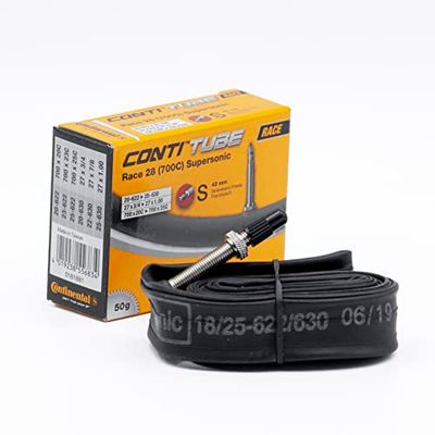 Continental 181881, Inner Tube Unisex-Adult, Other, [20-622->25-630]