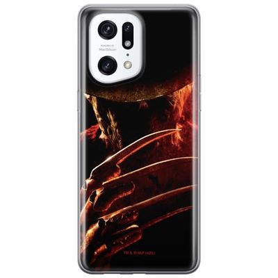 Ert Group Funda para teléfono móvil OPPO Find X5 Pro Original y con Licencia Oficial de Horror con diseño Nightmare of ELM Street 005 Adaptada a la Forma del teléfono móvil, Funda Hecha de TPU