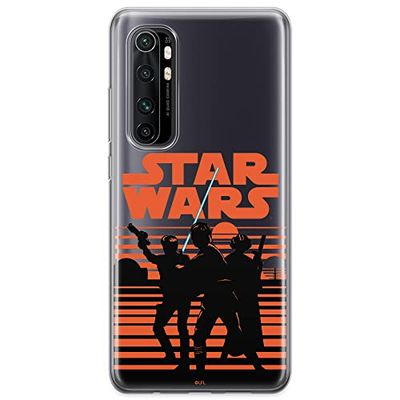 ERT GROUP mobiltelefonfodral för Xiaomi MI NOTE 10 Lite originalt och officiellt licensierat Star Wars mönster 026 optimalt anpassad till formen på mobiltelefonen, gedeeltelijk transparant