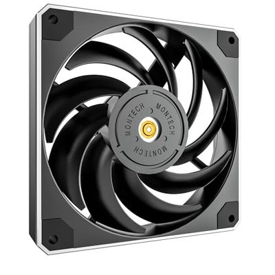 Montech Metal 120 PWM, ventilateur de refroidissement silencieux haute performance, 4 broches