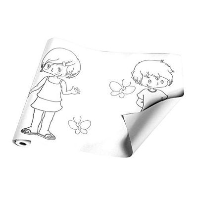 Clairefontaine Rollo de papel impreso para niños, 10 m x 0,5 m