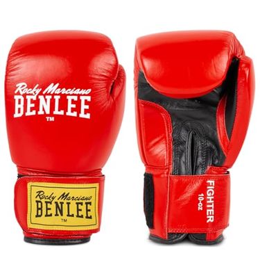 BenLee Fighter Bandas de boxe, unissexo para adulto, vermelho, 14 oz