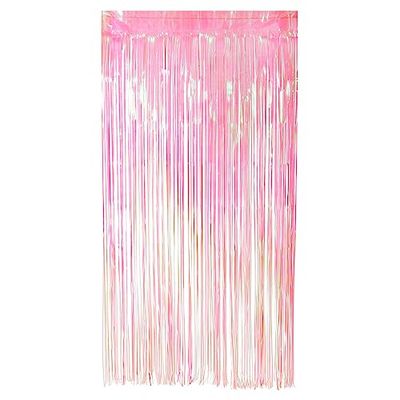 Boland - Iriserend folie gordijn, 200 x 100 cm, glanzende feestdecoratie voor oudejaarsavond, bruiloft of verjaardag, decoratie, klatergoud gordijn