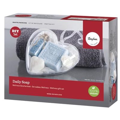 Rayher BP de Daily Soap de Wellness Set de Regalo, Varios, Azul/Blanco, 1.75 x 1.42 x 0.55 cm