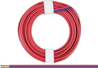 Donau Elektronik 225-02 Toron Rouge/bleu 2 x 0,25 mm² 5 m