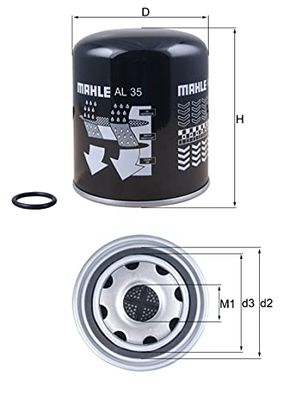 MAHLE AL 35 Air drying cartridge