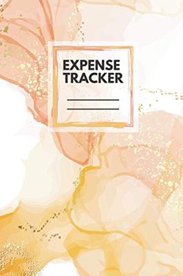 Expense Tracker: A Daily Spending Journal for Simple Money Management | Keep Track of your Daily Expenses | Spending Bill Payment Record | Personal ... | Marble Cover White Pink & Gold Touches