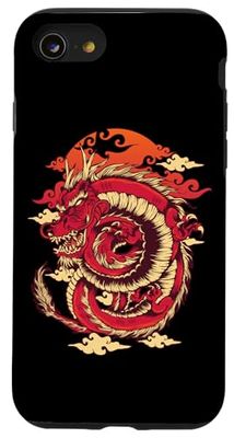 Dragon Japanese Style Art Retro Vintage Case for iPhone SE (2020) / 7 / 8