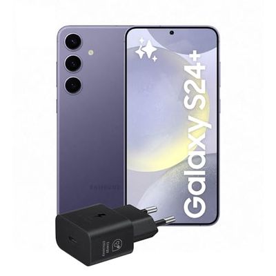 Samsung Galaxy S24+ Smartphone AI, Caricatore incluso, Display 6.7'' QHD+ Dynamic AMOLED 2X, Fotocamera 50MP, RAM 12GB, 512GB, 4.900 mAh, Cobalt Violet [Versione italiana]