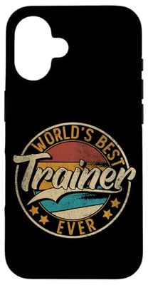 Worlds Best Trainer | Fitness Coach | Personal Trainer Case for iPhone 16