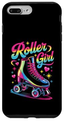 Roller Girl Patineuse vintage années 90 80 pour femme Coque pour iPhone 7 Plus/8 Plus