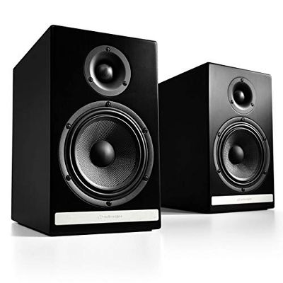 Audioengine HDP6 Negro Altavoz - Altavoces (Universal, De 2 vías, Ceiling-mountable, Mesa/Estante, Montar en la Pared, Cerrado, 2,54 cm (1"), 14 cm (5.5"))