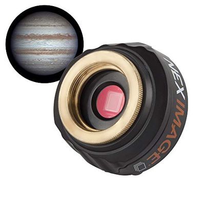 Celestron 93708 NexImage: gerador de imagens coloridas do sistema solar de 10 MP Solar System Colour Imager, preto