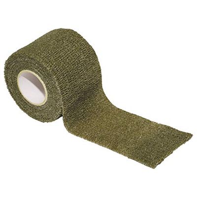MFH Tissu Auto Adhésif Camo Bande 5cmx4.5m OD Green