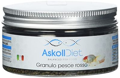 Askoll 280526 Diet Nourriture pour Poissons Rouges en granulés, S