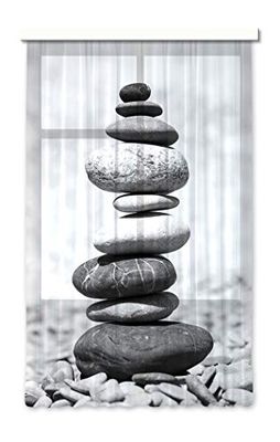 AG Design FCSL 7504 Rideau, Light, 100% PES, Multicolore, 140 x 245 cm