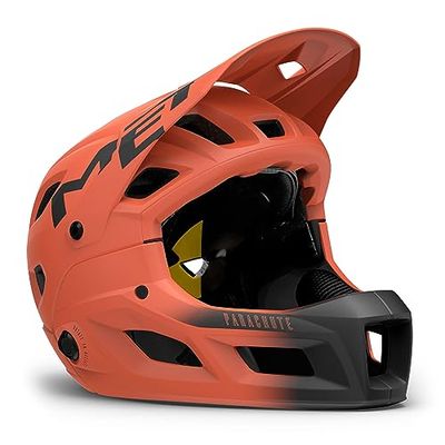 MET Parachute MCR Vélo Hel Unisexe, Noir Rouille Mat, S