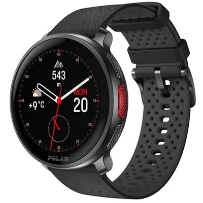 Polar Vantage V3, reloj deportivo con GPS, monitor de frecuencia cardíaca avanzado, duración de la batería ampliada, smartwatch para hombre y mujer, mapas offline, reloj de running, reloj de triatlón