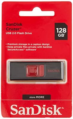SanDisk Cruzer 128GB USB 2.0 Flash Drive (SDCZ36-128G-B35)