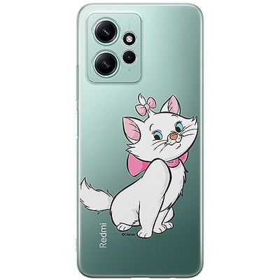 ERT GROUP etui na telefon Xiaomi REDMI NOTE 12 4G, case oryginalny i oficjalnie licencjonowany przez Disney, wzór Marie 007, optymalnie dopasowane, plecki z TPU częściowo przeźroczyste