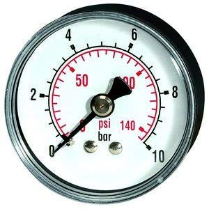 RIEGLER 115492-202-KDE Standardmano »pressure line« G 1/4 achter, 0-1,6 bar/23 psi, Ø 50, 1 stuk