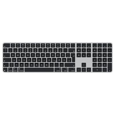 Apple Magic Keyboard med Touch ID och numerisk del för Mac-modeller med Apple Silicon – tyskt – svarta tangenter 