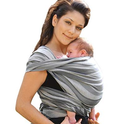 Didymos 446003 babybärduk, modell vågor silver, storlek 3