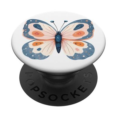 Mariposa Azul PopSockets PopGrip Adhesivo