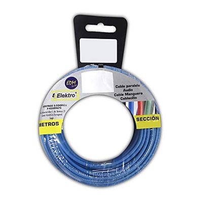 Flexibele kabelhaspel, 2,5 mm, blauw, 15 m, halogeenvrij