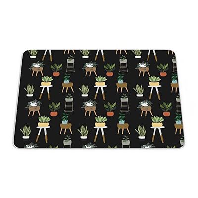 Bonamaison, Alfombrilla Rectangular para ratón con Estampado Digital, Base Antideslizante, para Oficina y hogar, tamaño: 22 x 18 cm