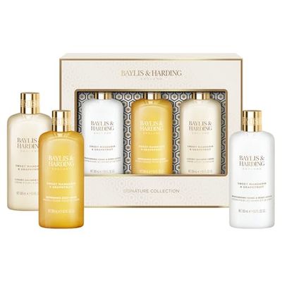 Baylis & Harding Sweet Mandarin & Grapefruit Luxury Bathing Essentials Gift Set - Vegan Friendly (Pack of 1)