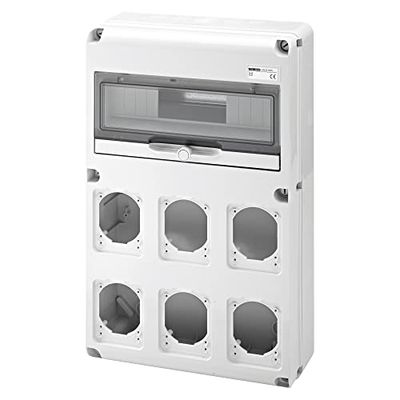 Gewiss GW68008N caja de tomacorriente Blanco - Caja registradora