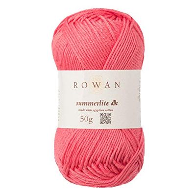 Rowan Summerlite DK C.Blush - Ovillo de lana (100% algodón, 50 g)