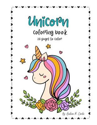 Unicorns: Coloring book