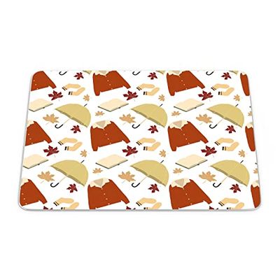 Bonamaison, Tapis de Souris Rectangle Imprimé Numériquement, Fond Antidérapant, pour Bureau et Maison, Taille: 22x18cm