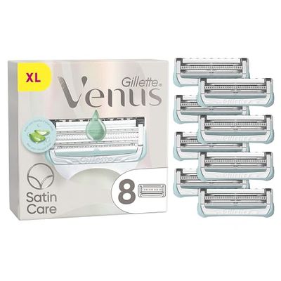 Gillette Venus Per i Peli e la Pelle della Zona Intima, 8 Lamette di Ricambio per Rasoio Da Donna, Aiuta a Proteggere La Pelle Della Zona Intima Dalle Irritazioni Della Rasatura