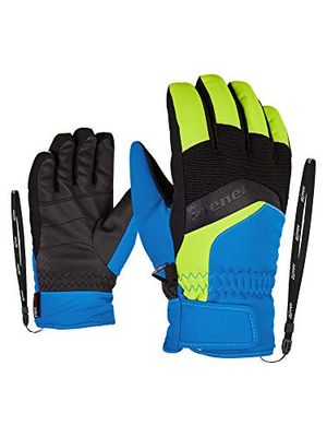 Ziener Labino As(r) Glove Junior, Guanti da Sci/Sport Invernali, Impermeabili, Traspiranti Bambino, Persiano Blu, 5
