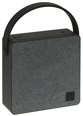 KitSound Flair Universal Bluetooth draadloze draagbare oplaadbare luidspreker incl. audiokabel met 3,5 mm jack grijs