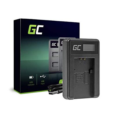 Green Cell BC-TRP - Caricatore per Sony NP-FH50 e DCR-HC45 SR32 SR33 SR35 SR36 SR37 SR38 SR40 SR50 SR60 SR80 SR100 SR300E SR70 SX50E (5W 8.4V 0.6A nero)