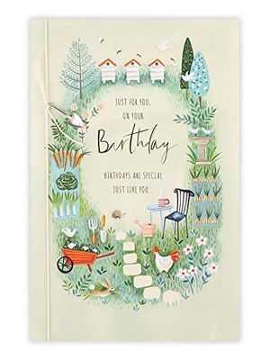 Clintons: Garden & Spade Birthday Card for Him | Male Birthday Card, Open Birthday Card Men 235x155mm, Multi-Colour, 1153007