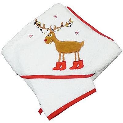 Babycalin Noël Renne badset, 80 x 80 cm