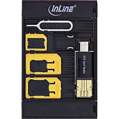 InLine sim-Box SIM Card Adapter – SIM/Memory Card Adapters (10 g, plaquette thermoformée)