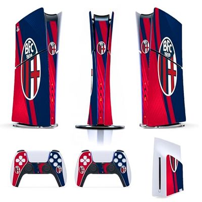 Skin Cover Adesiva Compatibile per PS5 SLIM – Utilizzabile per entrambe le versioni DIGITAL e DISK – Console e Controller - Vinile Opaco HD Removibile (D087 - Bologna)
