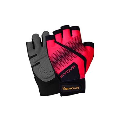 GIVOVA GYM HANDSCHOENEN FUXIA/ZWART Gr. XL